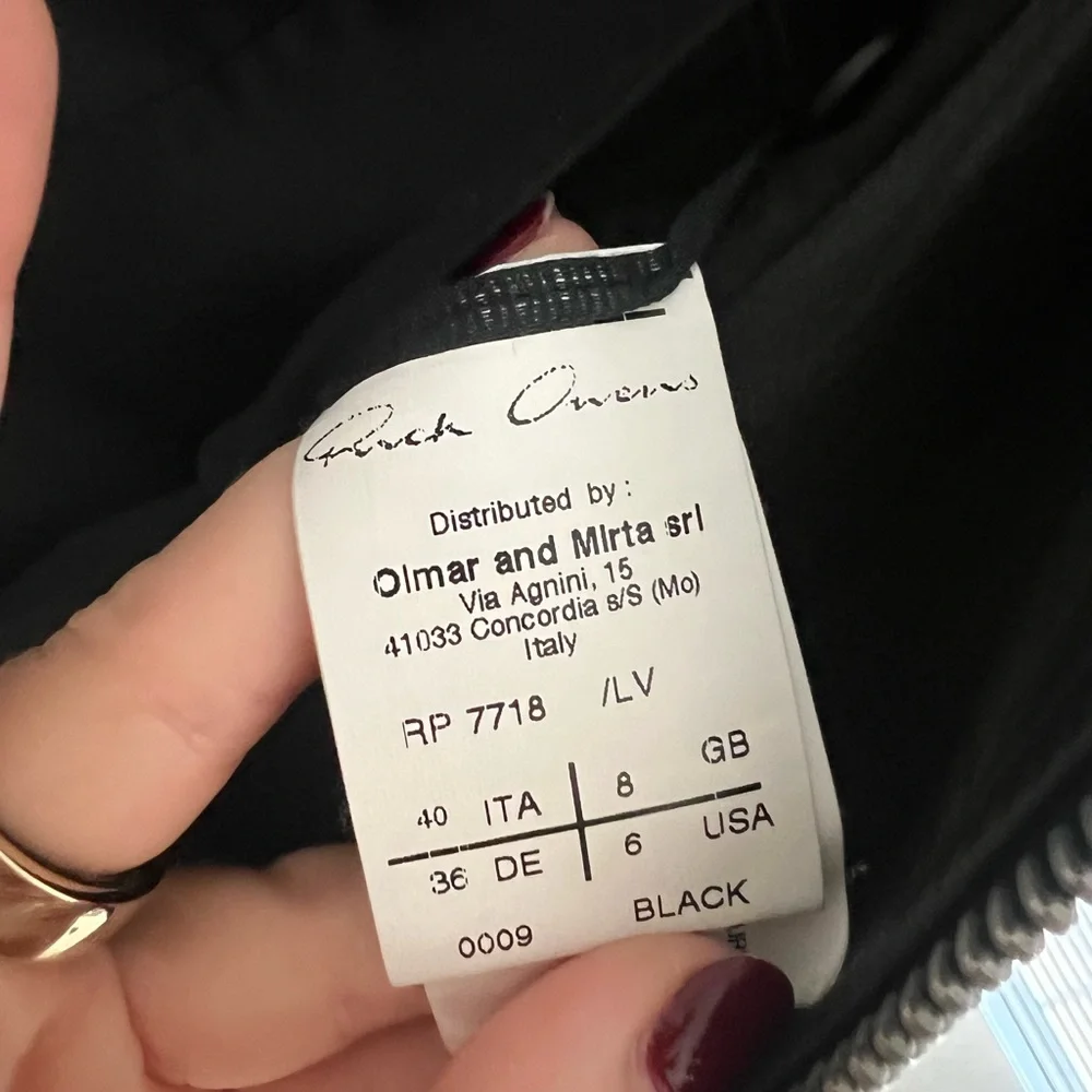 Rick Owens Leather Jacket - Picture 6 of 6